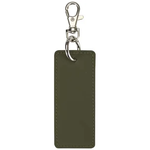 Llavero rectángulo reciclado con certificado GRS 