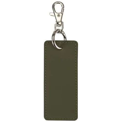 Llavero rectángulo reciclado con certificado GRS 