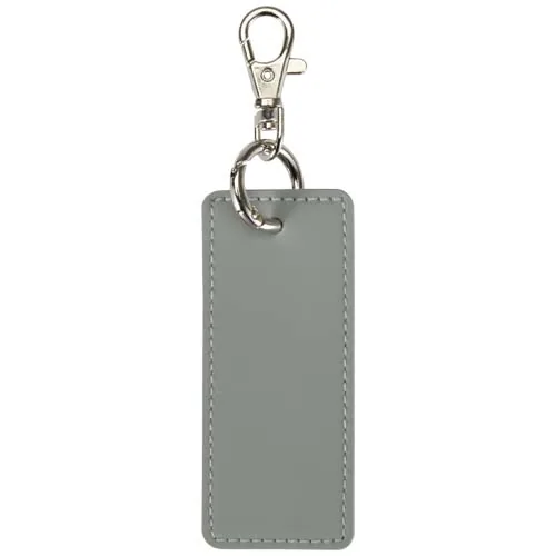 Llavero rectángulo reciclado con certificado GRS 