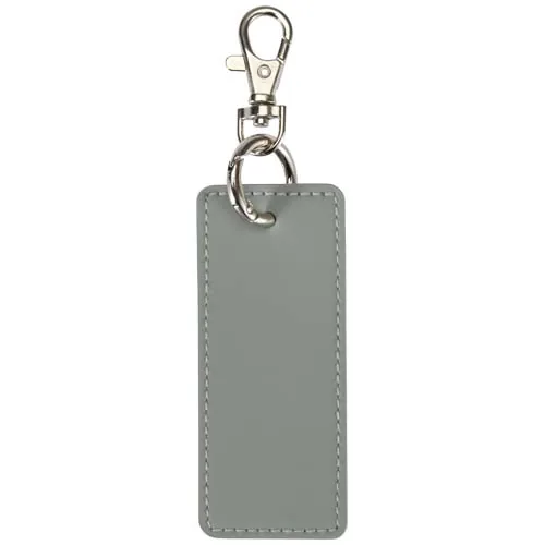 Llavero rectángulo reciclado con certificado GRS 