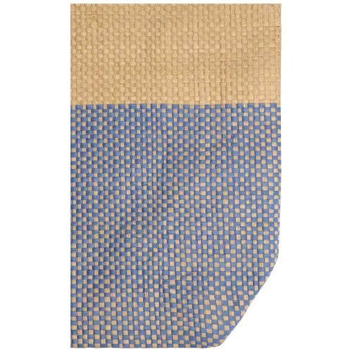 azul océano Bolso de papel de paja Rhythm de 10 litros
