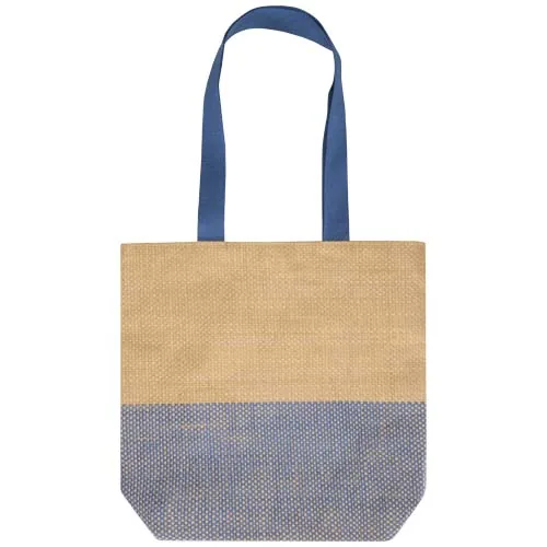 azul océano Bolso de papel de paja Rhythm de 10 litros