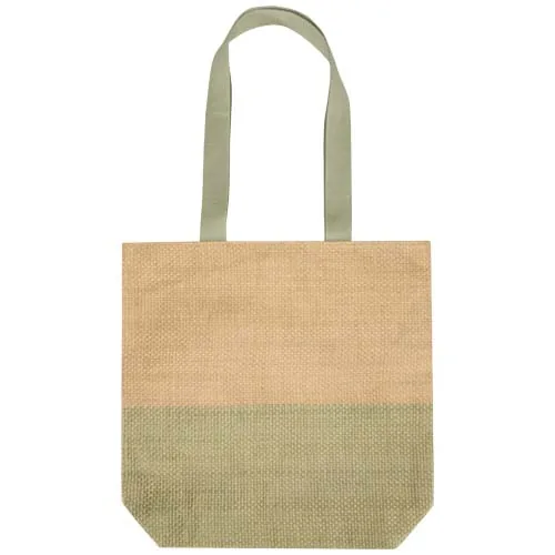 verde jaspeado Bolso de papel de paja Rhythm de 10 litros