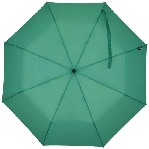 Paraguas Agnes de 53 cm, plegable y con apertura automática, fabricado en RPET