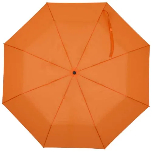 naranja Paraguas manual plegable Aaron de 23 pulgadas