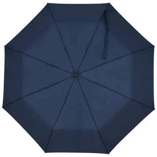 azul marino Paraguas manual plegable Aaron de 23 pulgadas