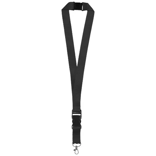 Lanyard con hebilla separable y clip de seguridad 