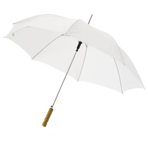 Paraguas automático con puño de madera de 23