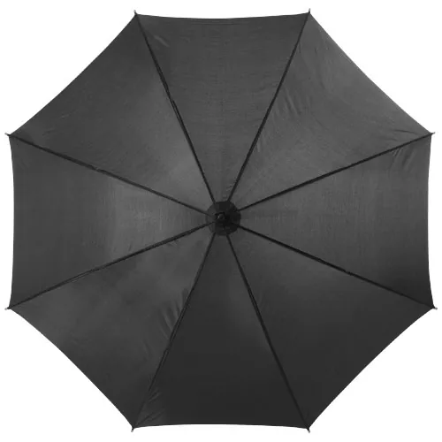 Paraguas automático con mango y caña de madera de 23