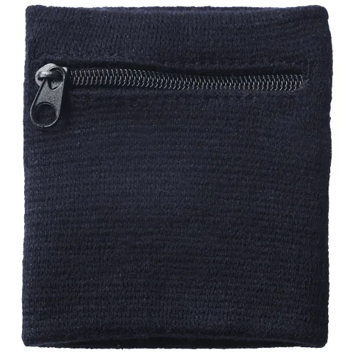 Muñequera absorbente con bolsillo cremallera 