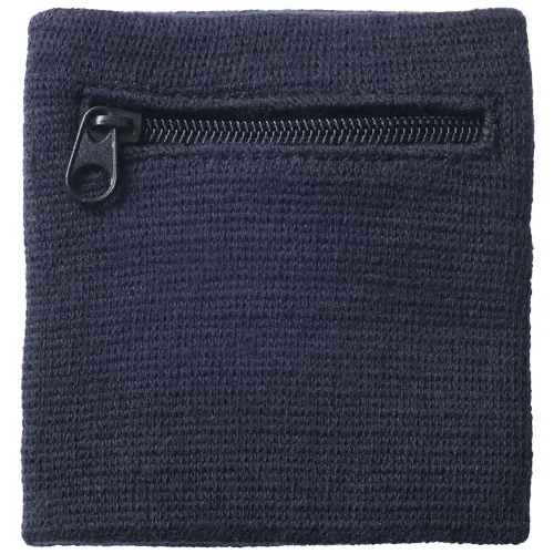 Muñequera absorbente con bolsillo cremallera 