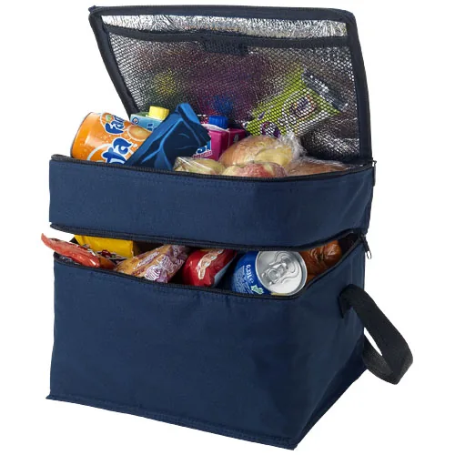 Bolsa isotérmica de 2 compartimentos con cremallera 