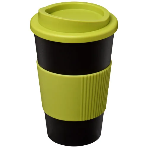 negro intenso Vaso térmico de 350 ml con agarradera Americano®