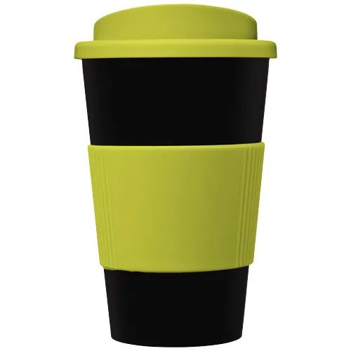 negro intenso Vaso térmico de 350 ml con agarradera Americano®