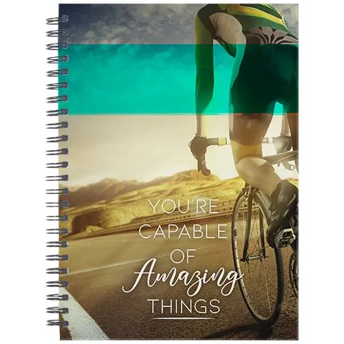 Agenda A5 de tapa dura sin fechas 