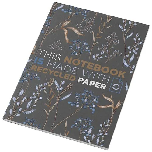 Libreta A5 de tapa blanda con 50 hojas de papel reciclado 