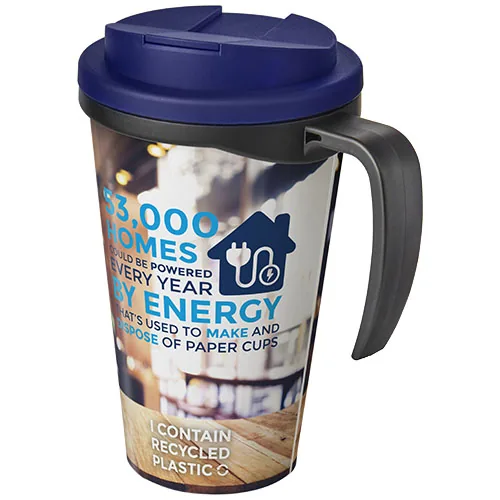 Brite-Americano® Taza de 350 ml con tapa antigoteo 