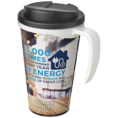Brite-Americano® Taza de 350 ml con tapa antigoteo 