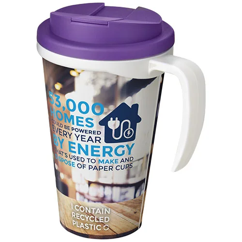 Brite-Americano® Taza de 350 ml con tapa antigoteo 