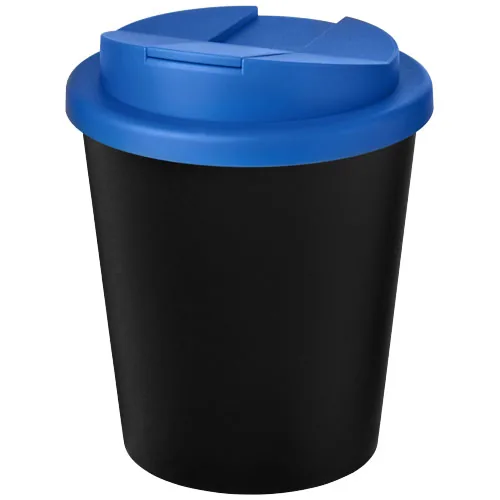 Vaso reciclado de 250 ml con tapa antigoteo 