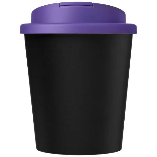 Vaso reciclado de 250 ml con tapa antigoteo 