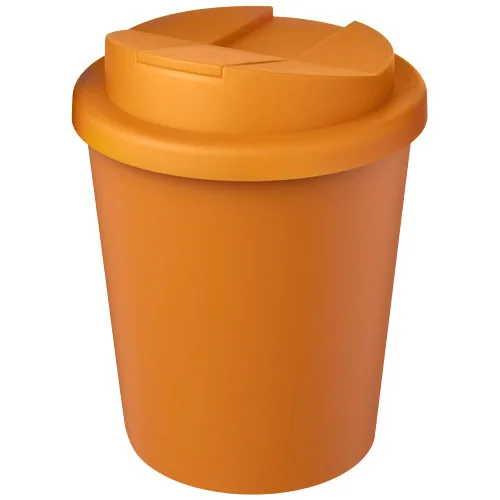 Vaso reciclado de 250 ml con tapa antigoteo 