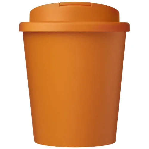 Vaso reciclado de 250 ml con tapa antigoteo 