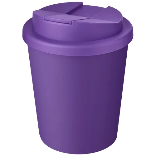 Vaso reciclado de 250 ml con tapa antigoteo 