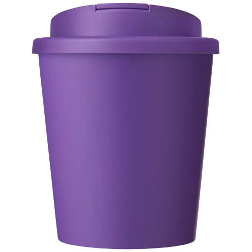 Vaso reciclado de 250 ml con tapa antigoteo 