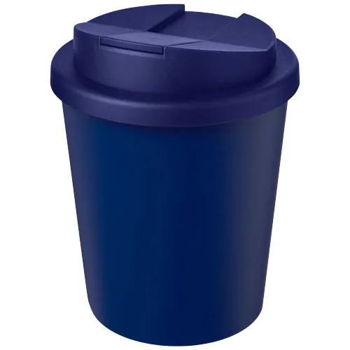 Vaso reciclado de 250 ml con tapa antigoteo 