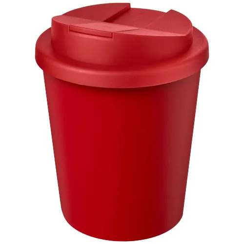 Vaso reciclado de 250 ml con tapa antigoteo 