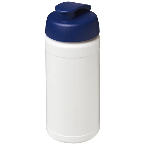 BIDÓN DEPORTIVO CON TAPA FLIP DE MATERIAL RECICLADO DE 500 ML 