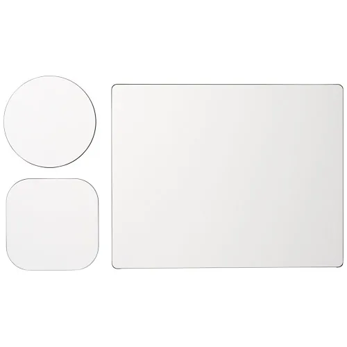 Combo 1 de alfombrilla para ratón y juego de posavasos 