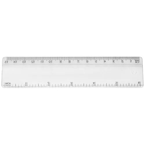 Regla de plástico de 15 cm 