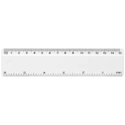 Regla de plástico de 15 cm 
