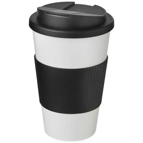 AMERICANO® VASO 350 ML CON AGARRE Y TAPA ANTIGOTEO