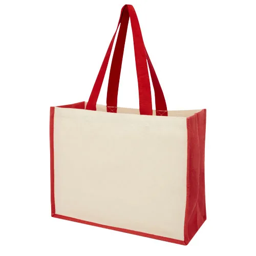 Bolsa Tote para la compra de lona y yute de 320 g/m² 