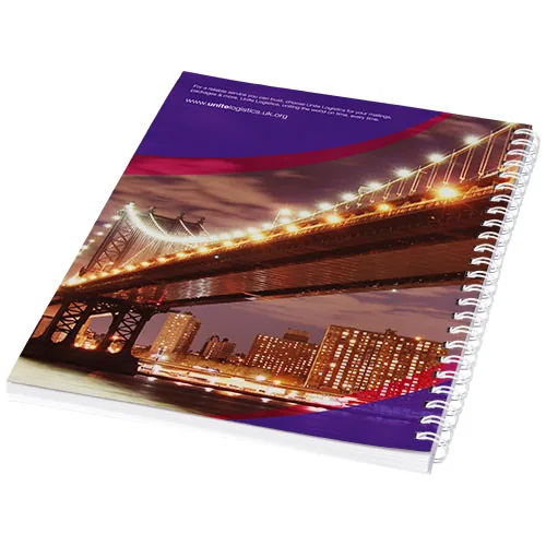 Cuaderno con espiral A5 con cubierta impresa 