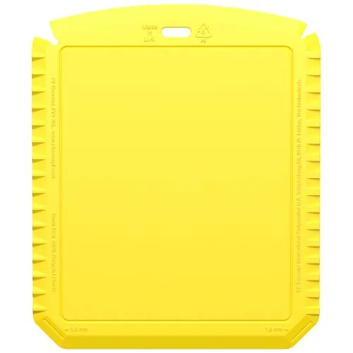 Rascador de hielo rectangular de plástico reciclado 