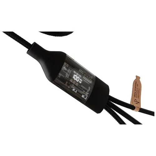 Cable de carga rápida 5 en 1 de 100 W/5 A con pantalla digital 