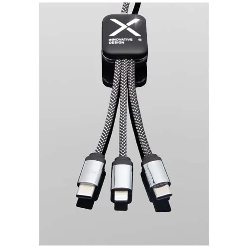 Cable de carga tipo C de 60 W con doble logotipo retroiluminado 