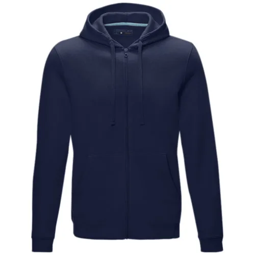 Sudadera con capucha y cremallera completa de orgánico para hombre 