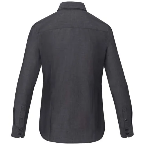 Camisa orgánica de manga larga para mujer