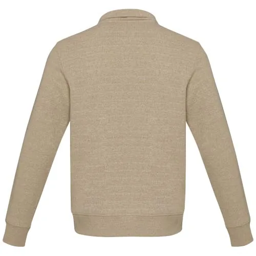 Sudadera unisex de material reciclado con cremallera 1/4 Aware™ 