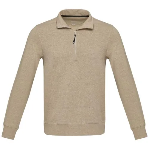 Sudadera unisex de material reciclado con cremallera 1/4 Aware™ 