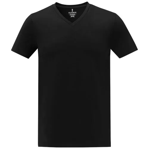 Camiseta de manga corta y cuello en V para hombre 