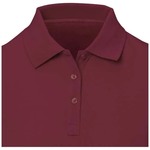 burdeos intenso Polo de manga corta para mujer de 200 g/m² Calgary