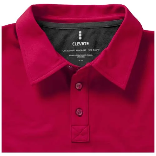 Polo de manga corta elástico para hombre 