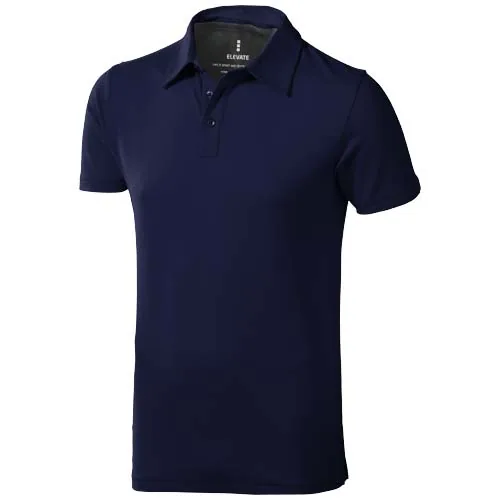 Polo de manga corta elástico para hombre 