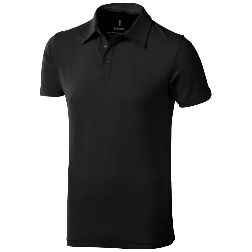 Polo de manga corta elástico para hombre 
